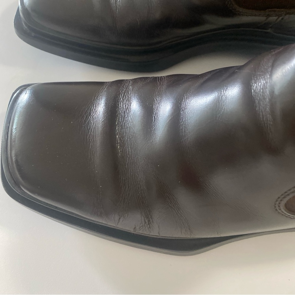 Prada Men Brown Chelsea Leather Ankle Boots Size 7.5  Retail $1190 - Picture 7 of 16